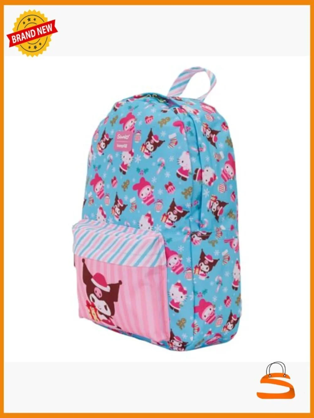 Sanrio Kuromi Friends Holiday Full Size Backpack Nylon Daypack